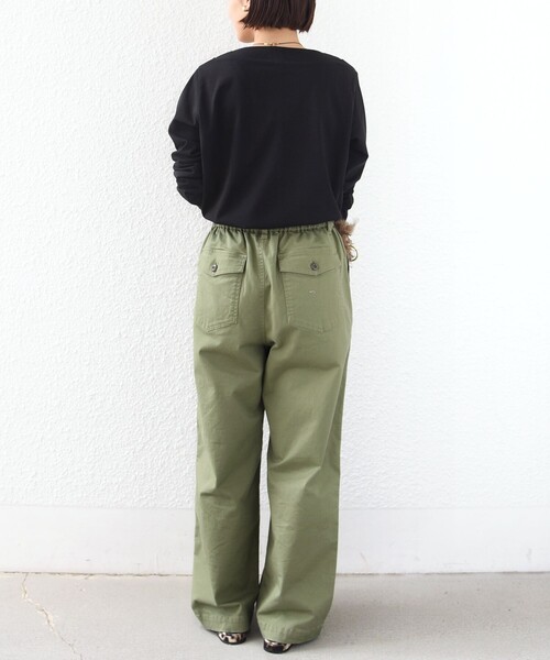SHIPS(シップス)の「【WEB限定】〈ネックが選べる〉オーガニックコットン バリエーション ネック ロングスリーブ TEE(Tシャツ/カットソー・レディース・ブラック/パープル/ネイビー/ブラウン/オフホワイト/ホワイト系/ブラック系/ブラウン系/ネイビー系/パープル系・ONE SIZE)」の20枚目の写真