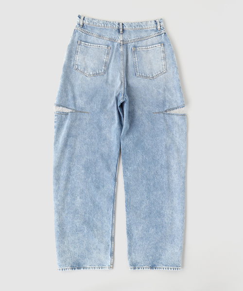 Maison Margiela（メゾンマルジェラ）の「MAISON MARGIELA(メゾン マルジェラ) CUTOUT DENIM TROUSERS（デニムパンツ・メンズ・ブルー系その他・48/46）」の2枚目の写真