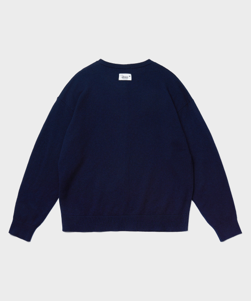 TTUDEMENT（トュードメント）の「ESSENTIAL CASH BLEND HENLEY NECK KNIT_NAVY（ニット/セーター・レディース・その他・FREE）」の3枚目の写真