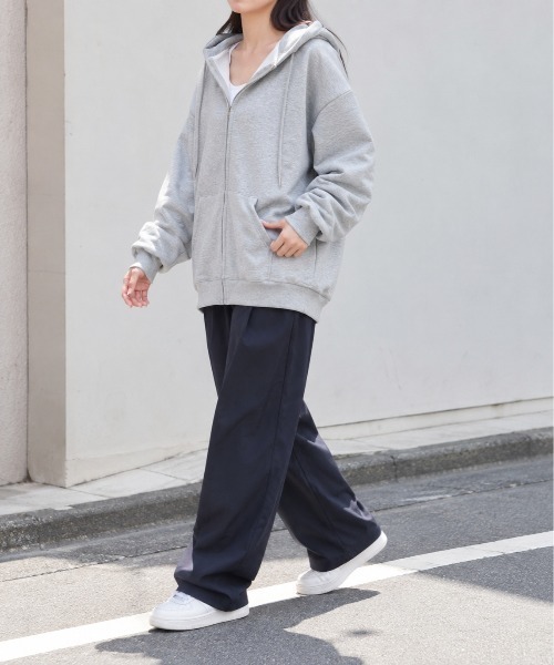 Mku Ekta(ムクエクタ)の「ジップアップパーカー(パーカー・レディース・ブラック/グレー・L/M)」の22枚目の写真