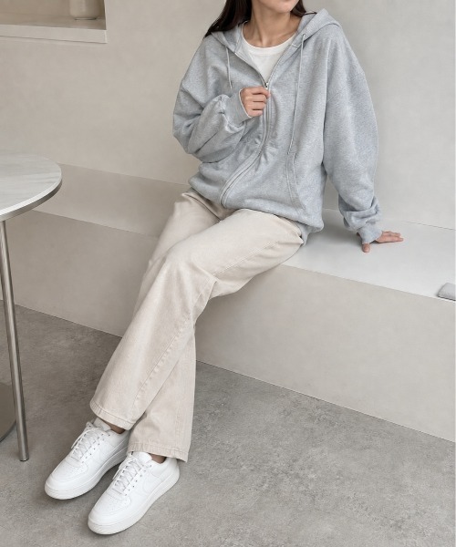 Mku Ekta(ムクエクタ)の「ジップアップパーカー(パーカー・レディース・ブラック/グレー・L/M)」の17枚目の写真