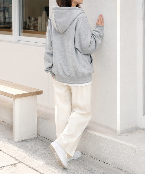 Mku Ekta(ムクエクタ)の「ジップアップパーカー(パーカー・レディース・ブラック/グレー・L/M)」の20枚目の写真