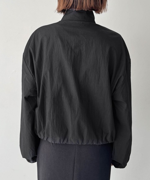 CANAL JEAN(キャナルジーン)の「El mar スタンドカラードローストリングジャケット(ブルゾン・レディース・ブラウン/ブラック・ONE SIZE)」の15枚目の写真