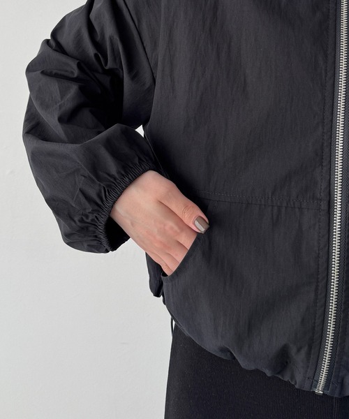 CANAL JEAN(キャナルジーン)の「El mar スタンドカラードローストリングジャケット(ブルゾン・レディース・ブラウン/ブラック・ONE SIZE)」の17枚目の写真