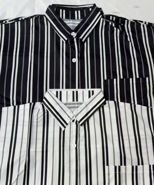Amulet(アミュレット)の「ストライプ長袖シャツ(シャツ/ブラウス・レディース・ホワイト/ブラック・L/M/S/XL)」の16枚目の写真