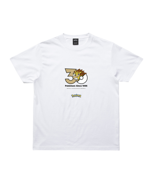 ZOZOSPOT(ゾゾスポット)の「Pokemon 30th Anniversary 1025 T-shirt 「サンドパン」(Tシャツ/カットソー・レディース・ホワイト・SMALL/MEDIUM/LARGE/X-LARGE/XX-LARGE/XXX-LARGE/100cm/110cm/120cm/130cm/140cm/150cm/160cm)」の1枚目の写真