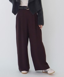 MELANGE effortless wide pants(メランジエフォートレスワイドパンツ)