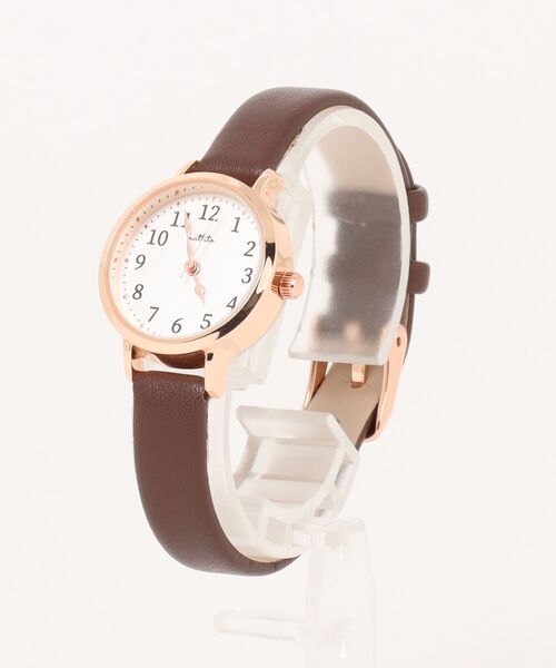 MHL.（エムエイチエル）の「LEATHER STRAP WATCH（アナログ腕時計