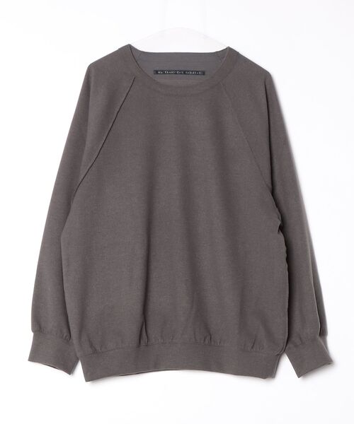 my beautiful landlet(マイビューティフルランドレット)の「【my beautiful landlet】WOOLLET Cut-off specifications(Tシャツ/カットソー・メンズ・ブラック/チャコールグレー/ネイビー・1)」の1枚目の写真