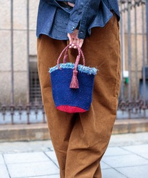 Honnete（オネット）の「[Honnete] Tassel Backet Bag / タッセルブランケットバッグ（トートバッグ）」