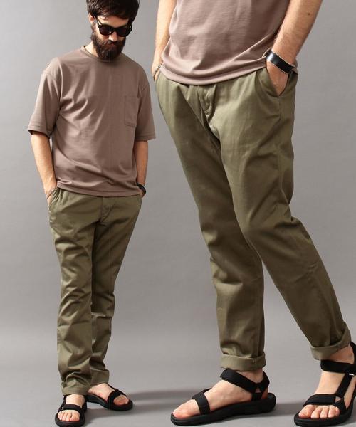 BEAUTY&YOUTH UNITED ARROWS（ビューティーアンドユースユナイテッドアローズ）の「BY チノ ノープリーツ テーパード パンツ：◆（チノパンツ・メンズ・ネイビー/ダークグレー/ベージュ/ブラック/オリーブ・LARGE/SMALL/X-LARGE/MEDIUM）」の4枚目の写真