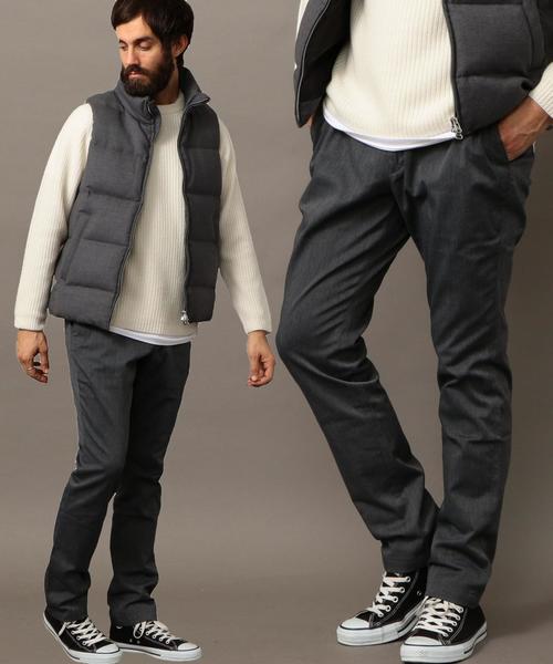 BEAUTY&YOUTH UNITED ARROWS（ビューティーアンドユースユナイテッドアローズ）の「BY チノ ノープリーツ テーパード パンツ：◆（チノパンツ・メンズ・ネイビー/ダークグレー/ベージュ/ブラック/オリーブ・LARGE/SMALL/X-LARGE/MEDIUM）」の2枚目の写真