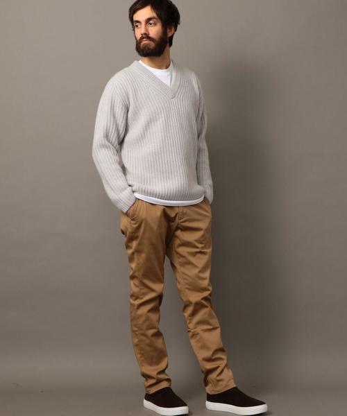 BEAUTY&YOUTH UNITED ARROWS（ビューティーアンドユースユナイテッドアローズ）の「BY チノ ノープリーツ テーパード パンツ：◆（チノパンツ・メンズ・ネイビー/ダークグレー/ベージュ/ブラック/オリーブ・LARGE/SMALL/X-LARGE/MEDIUM）」の6枚目の写真