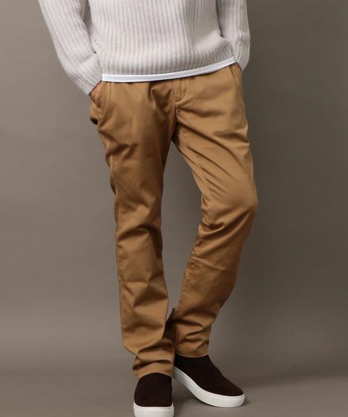 BEAUTY&YOUTH UNITED ARROWS（ビューティーアンドユースユナイテッドアローズ）の「BY チノ ノープリーツ テーパード パンツ：◆（チノパンツ・メンズ・ネイビー/ダークグレー/ベージュ/ブラック/オリーブ・LARGE/SMALL/X-LARGE/MEDIUM）」の7枚目の写真