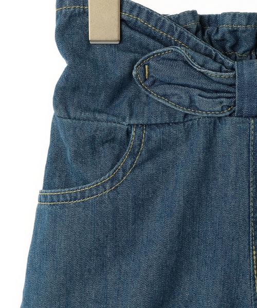 green label relaxing(グリーンレーベルリラクシング)の「GLRリボンハイウエスト 7L パンツ(その他パンツ・キッズ・ライトブルー/ネイビー・105cm/115cm/135cm/125cm)」の11枚目の写真