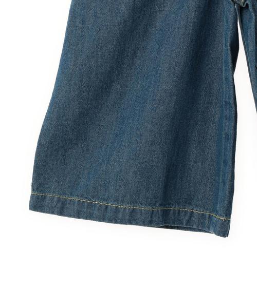 green label relaxing(グリーンレーベルリラクシング)の「GLRリボンハイウエスト 7L パンツ(その他パンツ・キッズ・ライトブルー/ネイビー・105cm/115cm/135cm/125cm)」の3枚目の写真