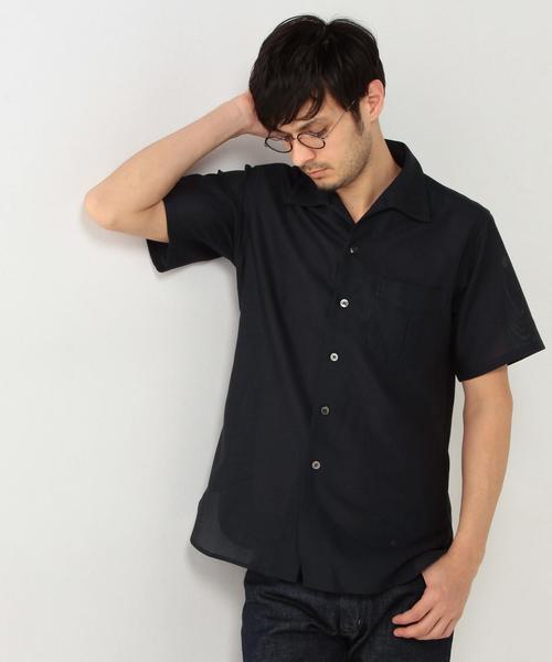 Anatomica ノーカラーシャツ Anatomica ノーカラーシャツ
