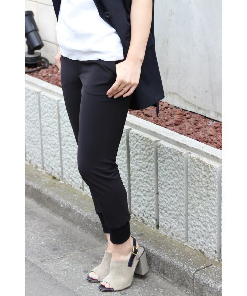 FIGARO Paris（フィガロパリ）の「PEツイルスソリブパンツ◆（その他パンツ・レディース・ブラック/キャメル・36/38）」の13枚目の写真