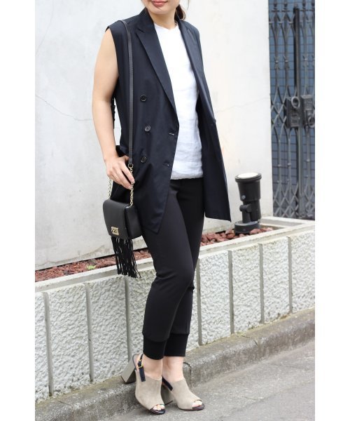 FIGARO Paris（フィガロパリ）の「PEツイルスソリブパンツ◆（その他パンツ・レディース・ブラック/キャメル・36/38）」の14枚目の写真