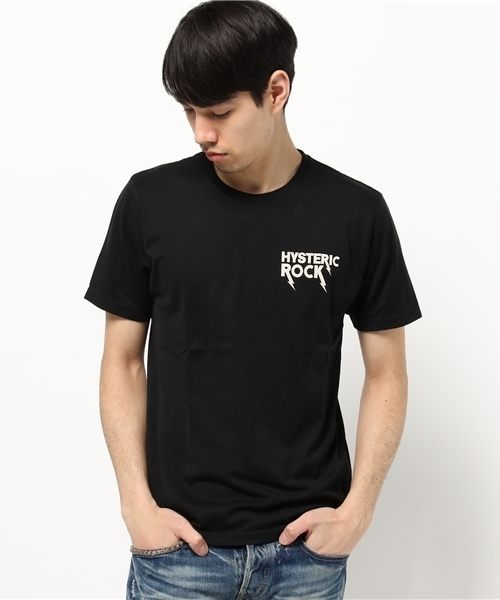 HYSTERIC GLAMOUR（ヒステリックグラマー）の「GUITAR GIRL pt T-SH（Tシャツ/カットソー・メンズ・ホワイト/ブラック・LARGE/MEDIUM/X-LARGE/SMALL）」の2枚目の写真