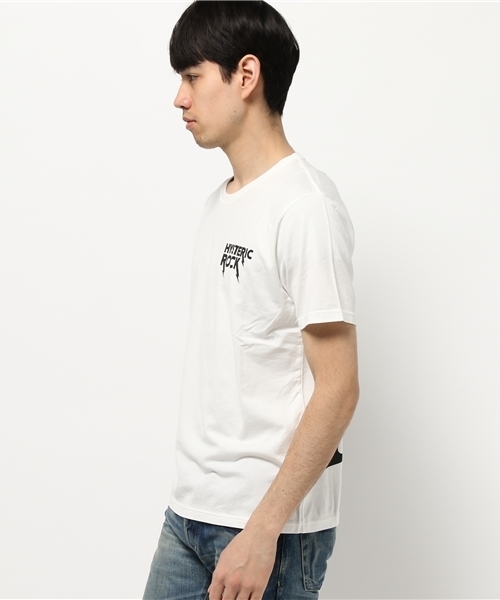 HYSTERIC GLAMOUR（ヒステリックグラマー）の「GUITAR GIRL pt T-SH（Tシャツ/カットソー・メンズ・ホワイト/ブラック・LARGE/MEDIUM/X-LARGE/SMALL）」の3枚目の写真