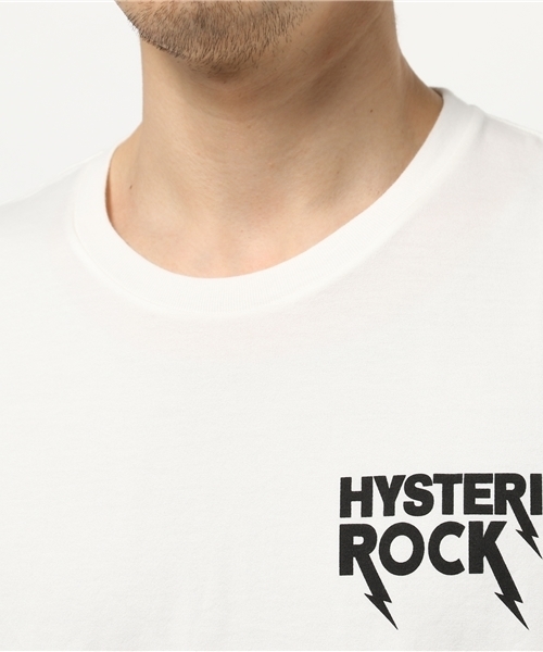 HYSTERIC GLAMOUR（ヒステリックグラマー）の「GUITAR GIRL pt T-SH（Tシャツ/カットソー・メンズ・ホワイト/ブラック・LARGE/MEDIUM/X-LARGE/SMALL）」の5枚目の写真