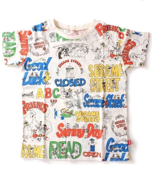 BOOFOOWOO(ブーフーウー)の「アメリカンSesameTee(Tシャツ/カットソー・キッズ・カラフル・150/140)」の1枚目の写真