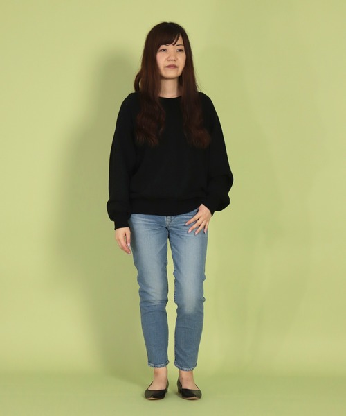 D.M.G.（ドミンゴ）の「[D.M.G. / ディーエムジー]　11ozストレッチデニム5Pアンクルスリムジーンズ（デニムパンツ・レディース・ライトインディゴブルー・L/M/SS/S）」の18枚目の写真