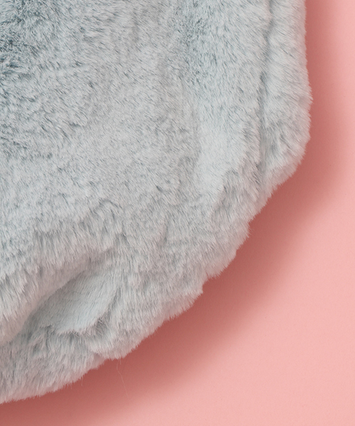 WC（ダブル シー）の「WC/ファー巾着バッグ（ショルダーバッグ・レディース・パープル/サックスブルー/ライトピンク/ブラック・FREE）」の8枚目の写真