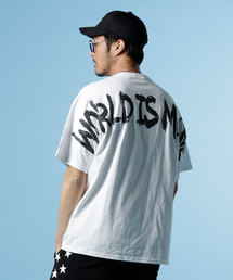 Luv maison | ショルダーBIGプリント･UネックTシャツ(Tシャツ/カットソー)