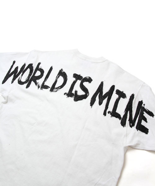 Luv maison（ラブメゾン）の「ショルダーBIGプリント･UネックTシャツ（Tシャツ/カットソー・メンズ・グレー/ホワイト×レッド/ブラック/ホワイト・L/M）」の12枚目の写真