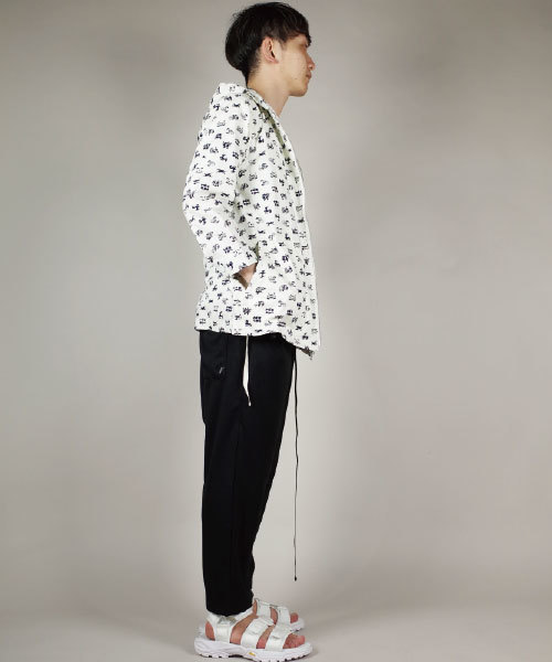 rovtski（ロフトスキー）の「rovtski 【伸縮自在】ベルト付サルエルパンツ/4C17040406（その他パンツ・メンズ・ブラック・MEDIUM/LARGE）」の15枚目の写真