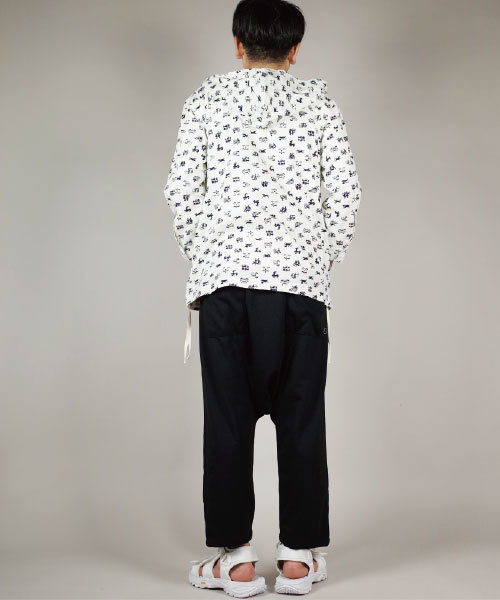 rovtski（ロフトスキー）の「rovtski 【伸縮自在】ベルト付サルエルパンツ/4C17040406（その他パンツ・メンズ・ブラック・MEDIUM/LARGE）」の16枚目の写真