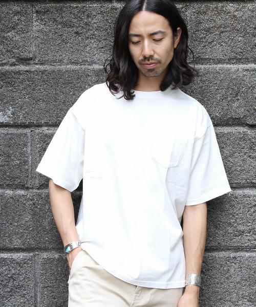 coen（コーエン）の「ピグメントドロップビッグTシャツ（Tシャツ/カットソー・メンズ・ホワイト/グレー/ダークグレー・LARGE/SMALL/MEDIUM）」の2枚目の写真