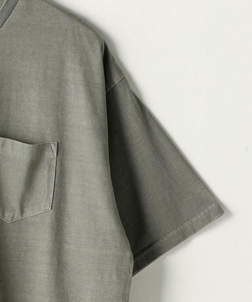 coen（コーエン）の「ピグメントドロップビッグTシャツ（Tシャツ/カットソー・メンズ・ホワイト/グレー/ダークグレー・LARGE/SMALL/MEDIUM）」の5枚目の写真