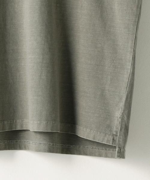 coen（コーエン）の「ピグメントドロップビッグTシャツ（Tシャツ/カットソー・メンズ・ホワイト/グレー/ダークグレー・LARGE/SMALL/MEDIUM）」の6枚目の写真