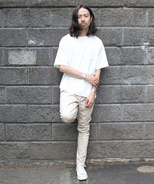 coen（コーエン）の「ピグメントドロップビッグTシャツ（Tシャツ/カットソー・メンズ・ホワイト/グレー/ダークグレー・LARGE/SMALL/MEDIUM）」の12枚目の写真