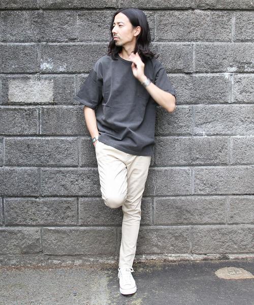 coen（コーエン）の「ピグメントドロップビッグTシャツ（Tシャツ/カットソー・メンズ・ホワイト/グレー/ダークグレー・LARGE/SMALL/MEDIUM）」の14枚目の写真