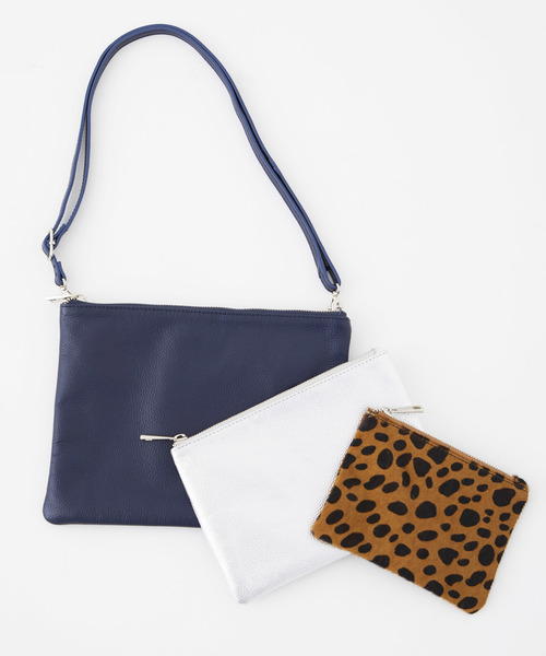 BEAU'RE SECOND（ビュレセカンド）の「【Beau're SECOND】ショルダーポーチセット　BS-1871（ショルダーバッグ・レディース・モカ/ネイビー/ピンク/ブラック・FREE）」の4枚目の写真