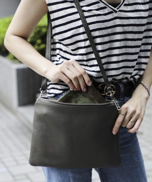 BEAU'RE SECOND（ビュレセカンド）の「【Beau're SECOND】ショルダーポーチセット　BS-1871（ショルダーバッグ・レディース・モカ/ネイビー/ピンク/ブラック・FREE）」の9枚目の写真