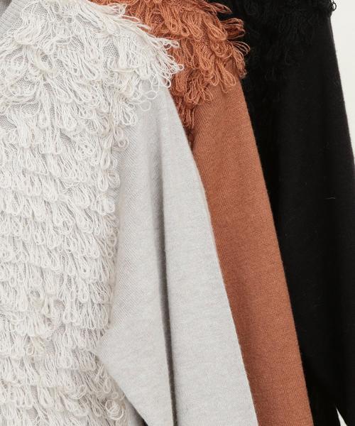 フリンジ ニットプルオーバー ビューティアンドユース BEAUTY&YOUTH UNITED ARROWS（ビューティーアンドユースユナイテッド