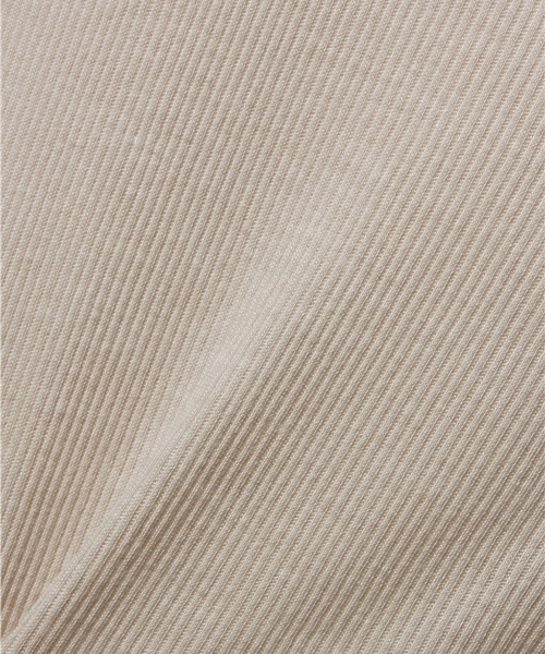 mystic（ミスティック）の「テレコタンク（タンクトップ・レディース・アイボリー/ベージュ/ホワイト/サンドベージュ/ブラック・ﾌﾘ-）」の9枚目の写真