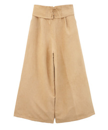 Luz Llena | [コルセットベルト付き]フェイクスウェードパンツ(その他パンツ)