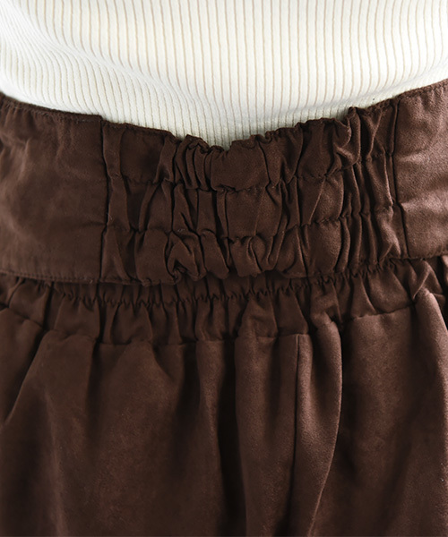 Luz Llena（ラズレナ）の「[コルセットベルト付き]フェイクスウェードパンツ（その他パンツ・レディース・ブラウン/ベージュ・MEDIUM）」の11枚目の写真