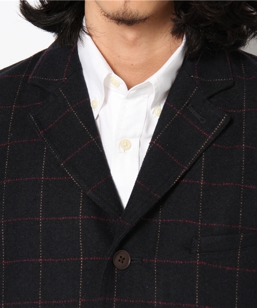 WEGO（ウィゴー）の「ウィンドペーン3Bジャケット（テーラードジャケット・メンズ・ネイビー・MEDIUM/LARGE）」の5枚目の写真