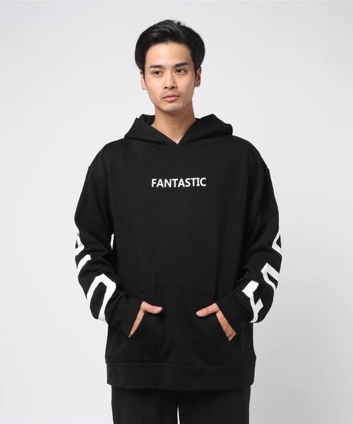 VENCEEXCHANGE(ヴァンスエクスチェンジ)の「裏起毛ビッグロゴパーカー(パーカー・メンズ・ホワイト/ブラック/ピンク・MEDIUM/LARGE)」の1枚目の写真