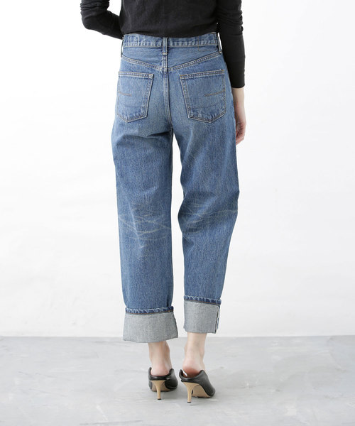 SOMETHING（サムシング）の「【WEB限定】SOMETHING/BASIC PIPED STRAIGHT（デニムパンツ・レディース・ライトブルー/ブルー・SMALL/MEDIUM/X-SMALL）」の11枚目の写真