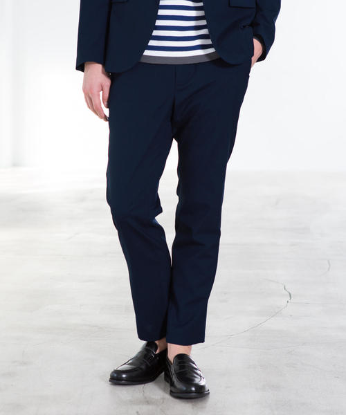 green label relaxing（グリーンレーベルリラクシング）の「CM◆ウォッシャブルトロ ナロー ユーティリティー パンツ 9L ＜機能性生地＞ ◆（その他パンツ・メンズ・ネイビー/グレー/オリーブ・L/M/S/XL/XS/XXL）」の3枚目の写真