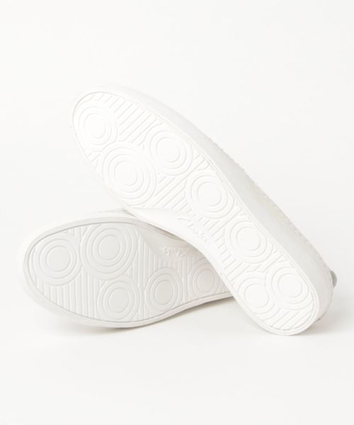 Clarks（クラークス）の「Kessell Slip / ケセルスリップ (ホワイトレザー)（スリッポン・メンズ・ホワイト・7/9/10/7.5/6.5/9.5/8/6/8.5）」の3枚目の写真