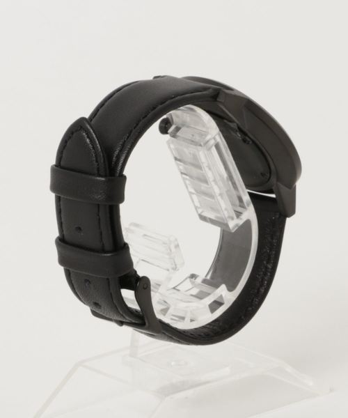 NIXON(ニクソン)の「THE PORTER LEATHER NA1058957-00 ALL BLACK / ROSE GOLD(アナログ腕時計・メンズ・ブラック・FREE)」の2枚目の写真